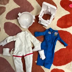 Astronaut Outfits Gloves Boots Blue Space Center Outfit Helmet American Girl